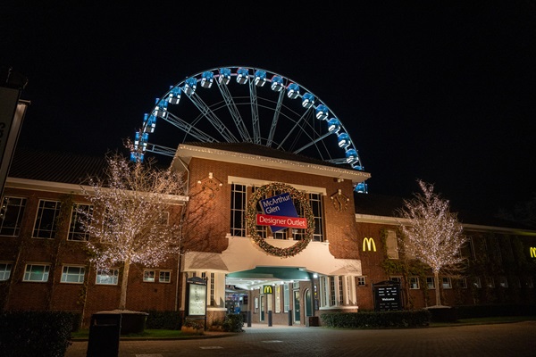 Entrance of the Designer Outlet in Roermond